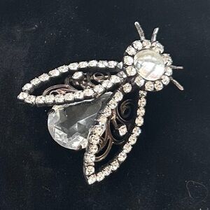 Danny Pollak Swarovski Crystal Clear Fly Brooch - an absolute stunner!